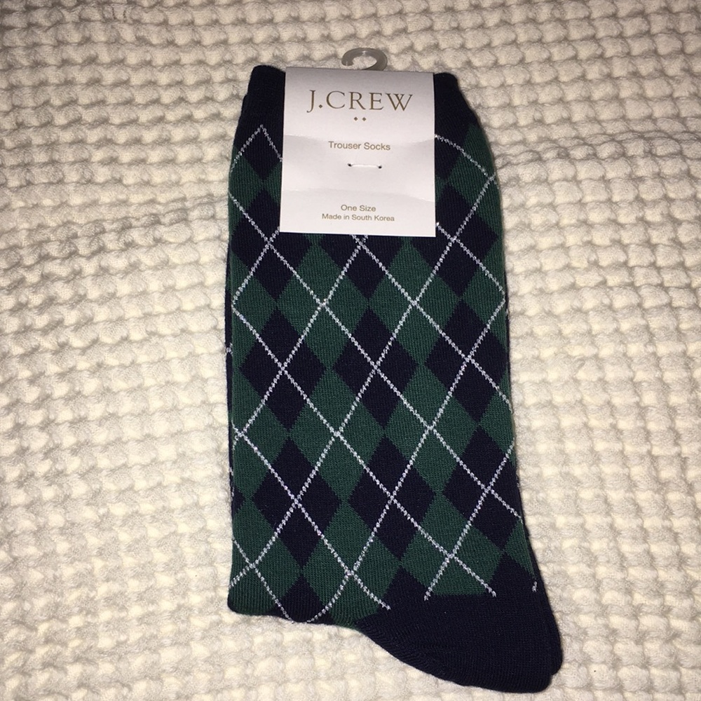 Jcrew Factory Argyle trouser socks